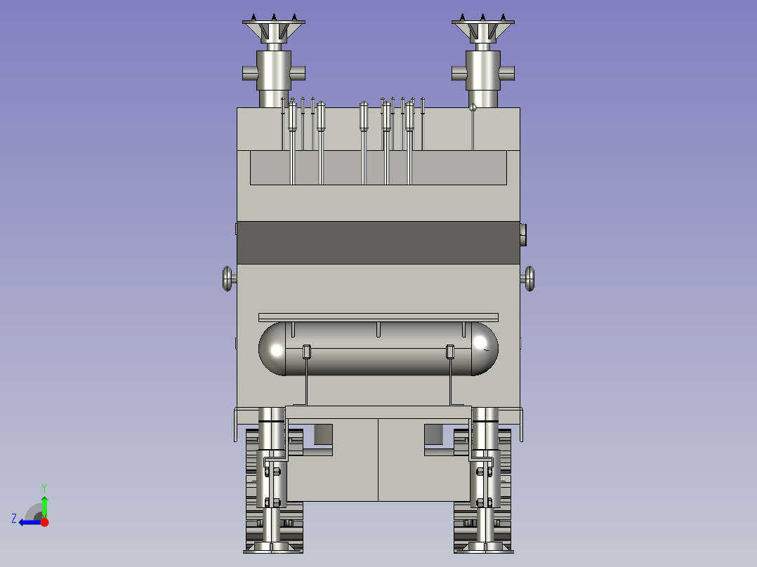 井下长孔定向钻机右视图