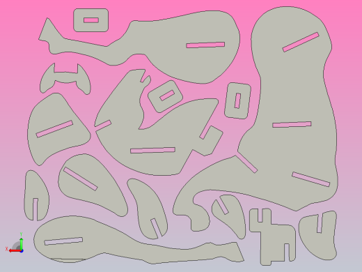 拼塔小马模型后视缩略图