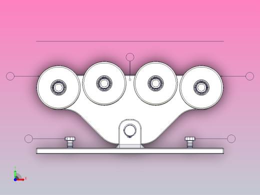 大型8轮悬臂车架前视缩略图