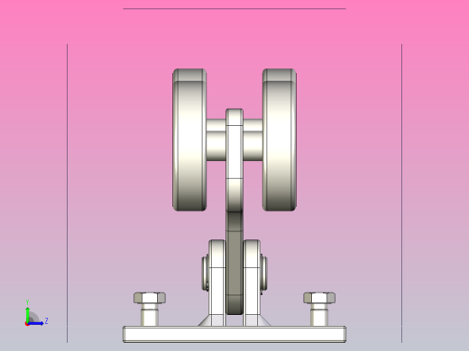 大型8轮悬臂车架左视缩略图