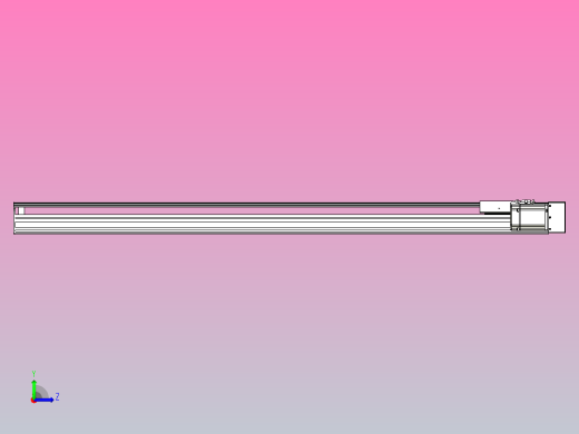 日规模组半封闭丝杆TPA-HNR-175D-2510C-L1350-ML-Y-P75-N3左视缩略图