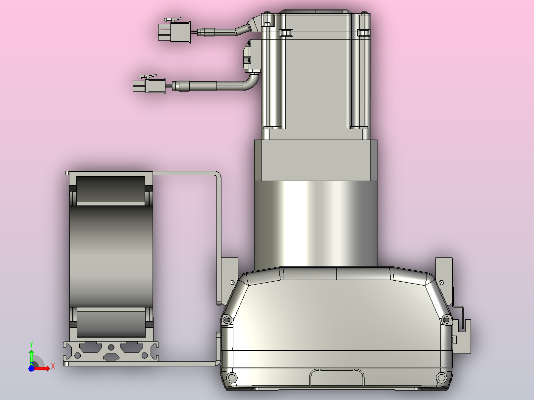 TM17-L3-2500-BC-T750W-C4-MB-3M齿轮齿条型TM17前视图