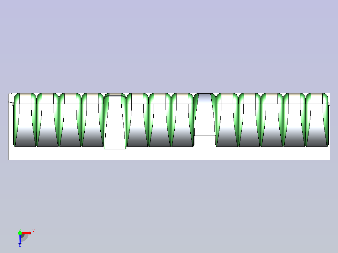 高档自行车停车棚俯视图