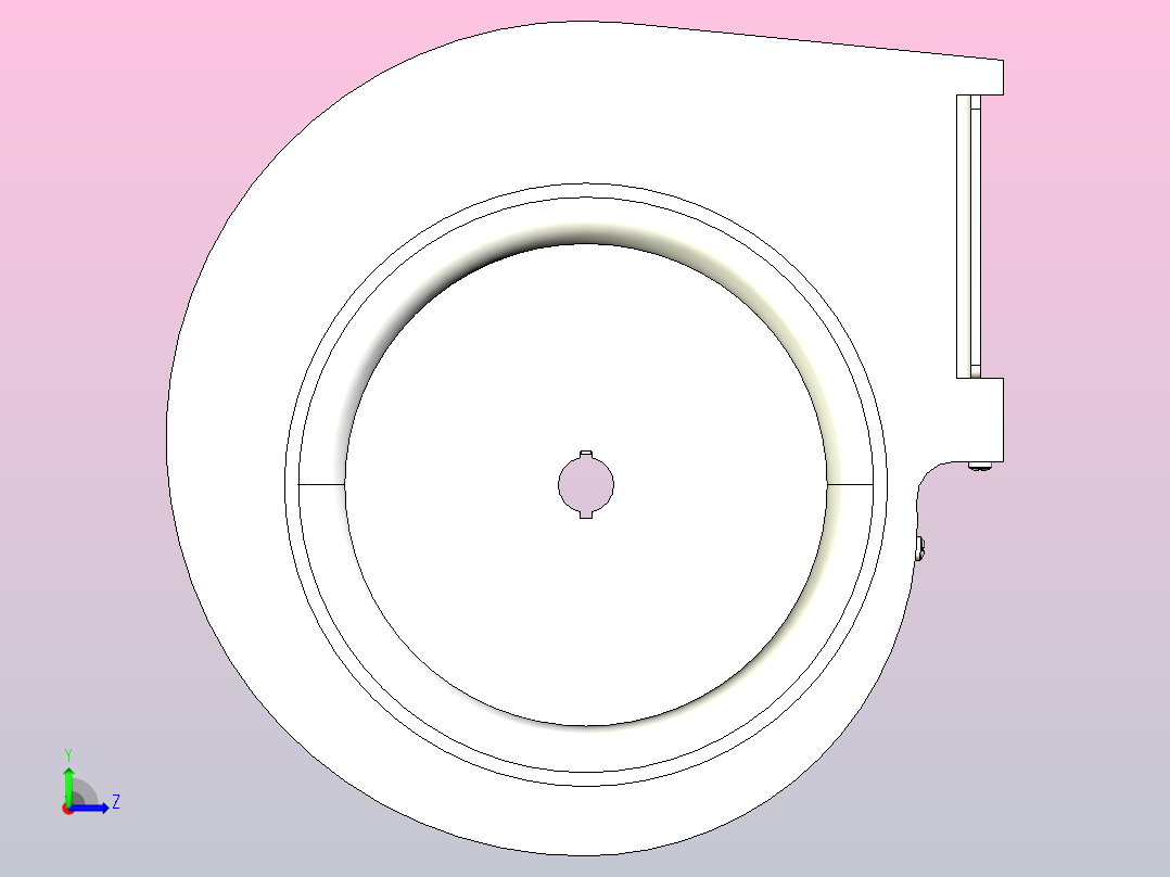 SYP130╱160离心风机[SYP130╱160]左视图