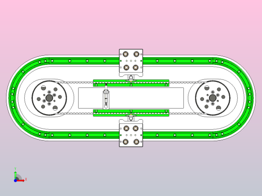 V25-255椭圆同步带环形导轨（大板）前视缩略图