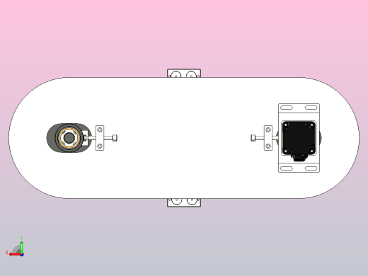 V25-255椭圆同步带环形导轨（大板）后视缩略图