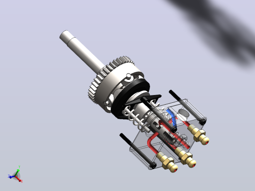 柴油喷射泵KikiBosch机构旋转_rotary