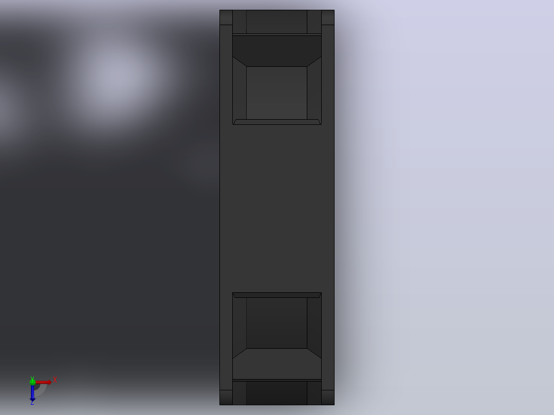 PC风扇俯视图