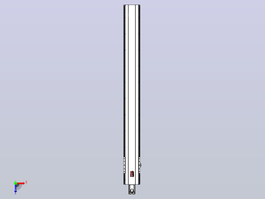日规模组半封闭丝杆TPA-HNR-202D-2510C-L1800-M-Y-P75-N3俯视缩略图
