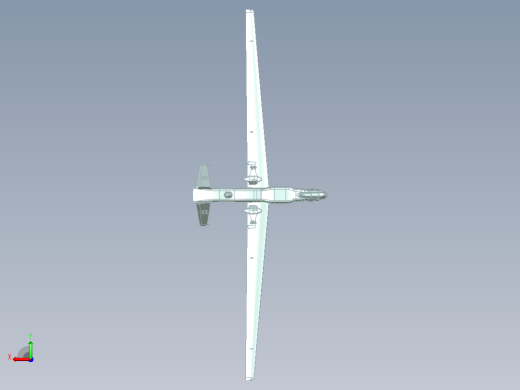 RQ-4 全球鹰无人机后视缩略图