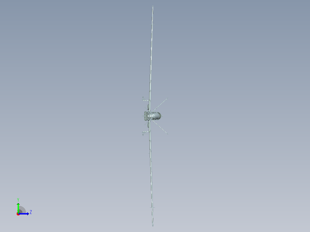 RQ-4 全球鹰无人机左视图