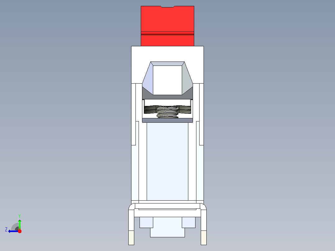 ZEN-L 1121开关单触块右视图