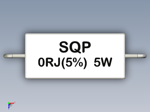 电阻器组RES_SQPH_5W_1200mil_0R_J(5%)俯视缩略图