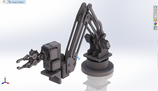 机械臂简易结构3D图纸 STEP格式缩略图