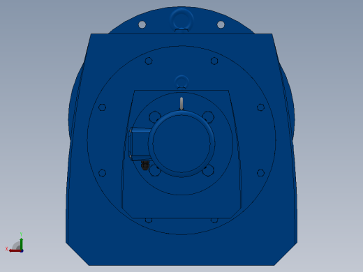 RF167R97法兰轴伸式组合型斜齿轮减速机RF167R97-Y1.1-4P-90S-M1-0°-Φ660后视缩略图