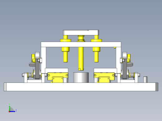 工件装拆联动式压模左视缩略图