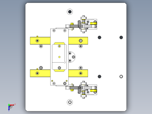 工件装拆联动式压模俯视缩略图