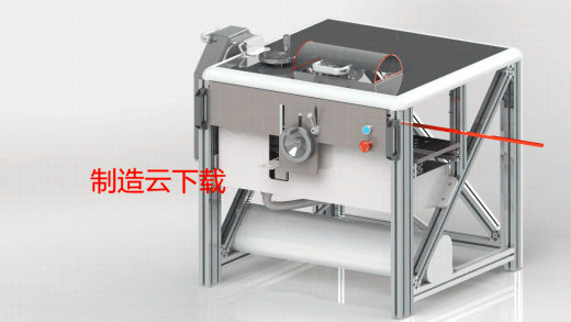 切钻机3D模型缩略图