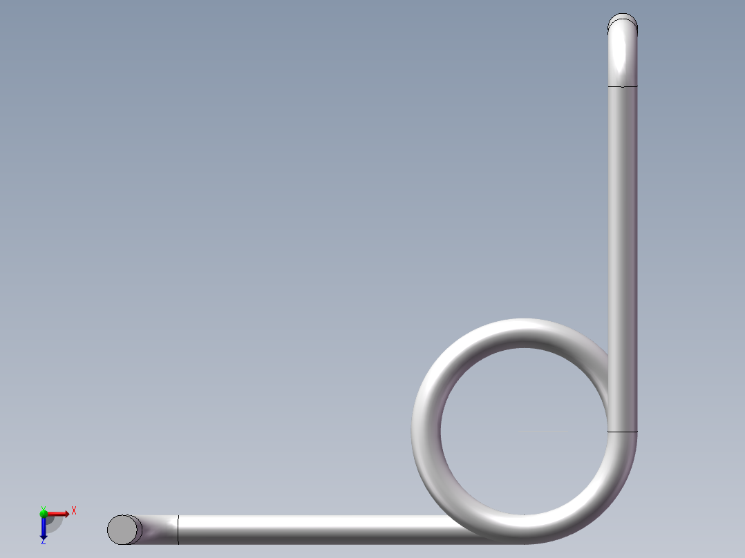 扭簧设计俯视图