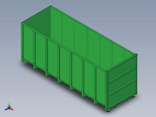 B2_开顶集装箱模型（是整体不可拆分）