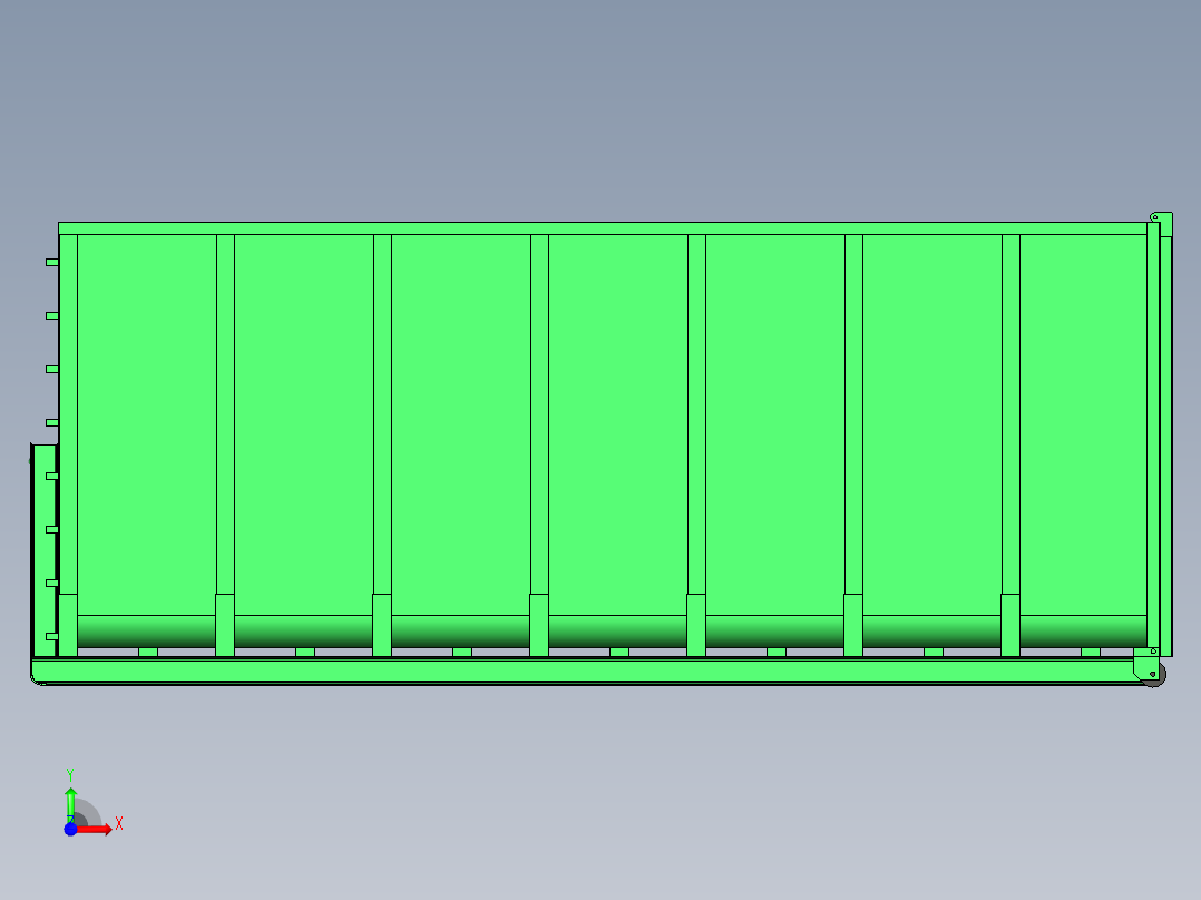 B2_开顶集装箱模型（是整体不可拆分）前视图
