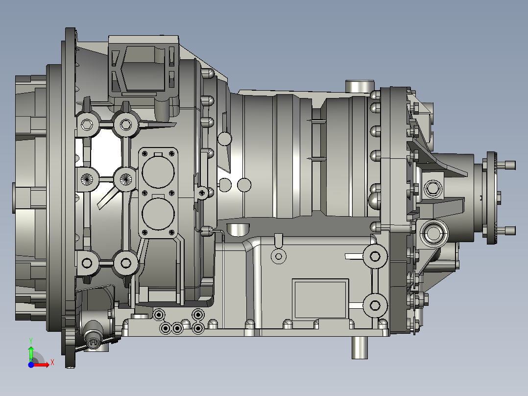 齿轮箱 Voith 4182前视图