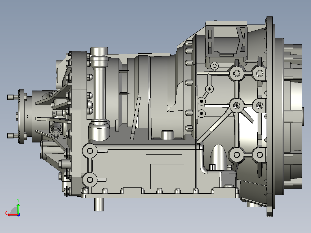 齿轮箱 Voith 4182后视图