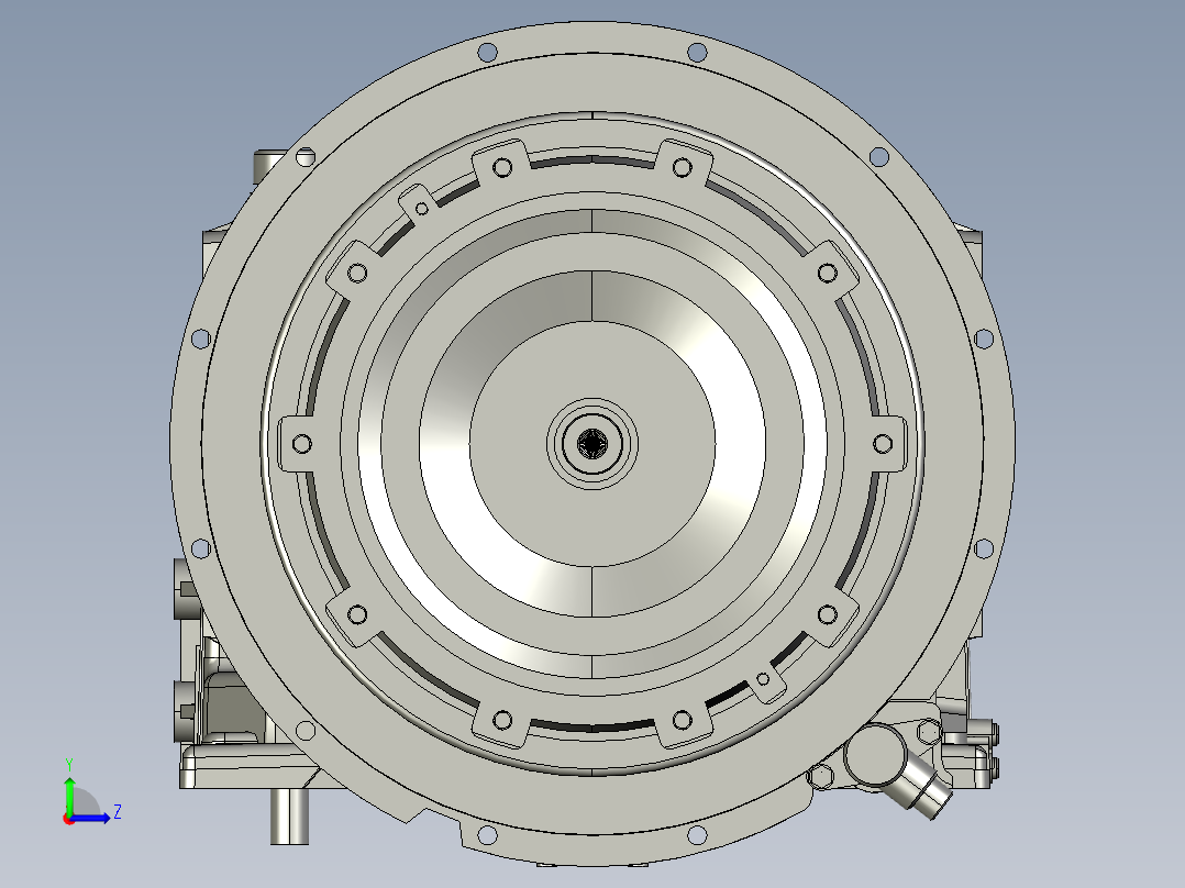 齿轮箱 Voith 4182左视图