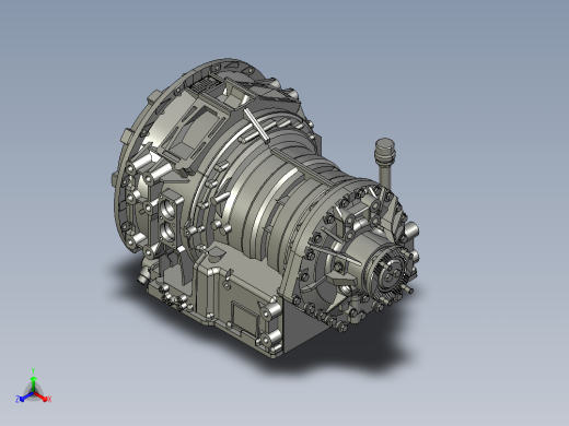 齿轮箱 Voith 4182正等轴测缩略图