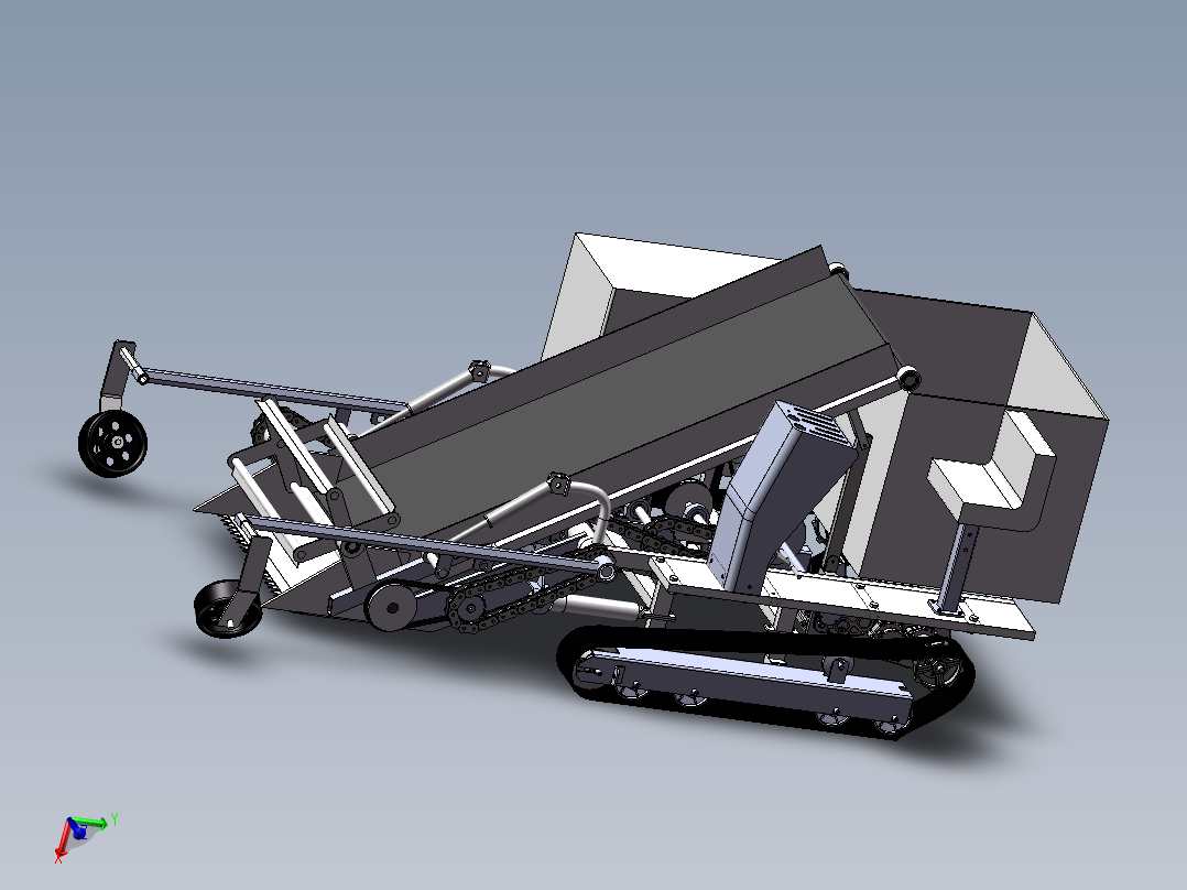 自走式叶类蔬菜收获机MF1401868(1)