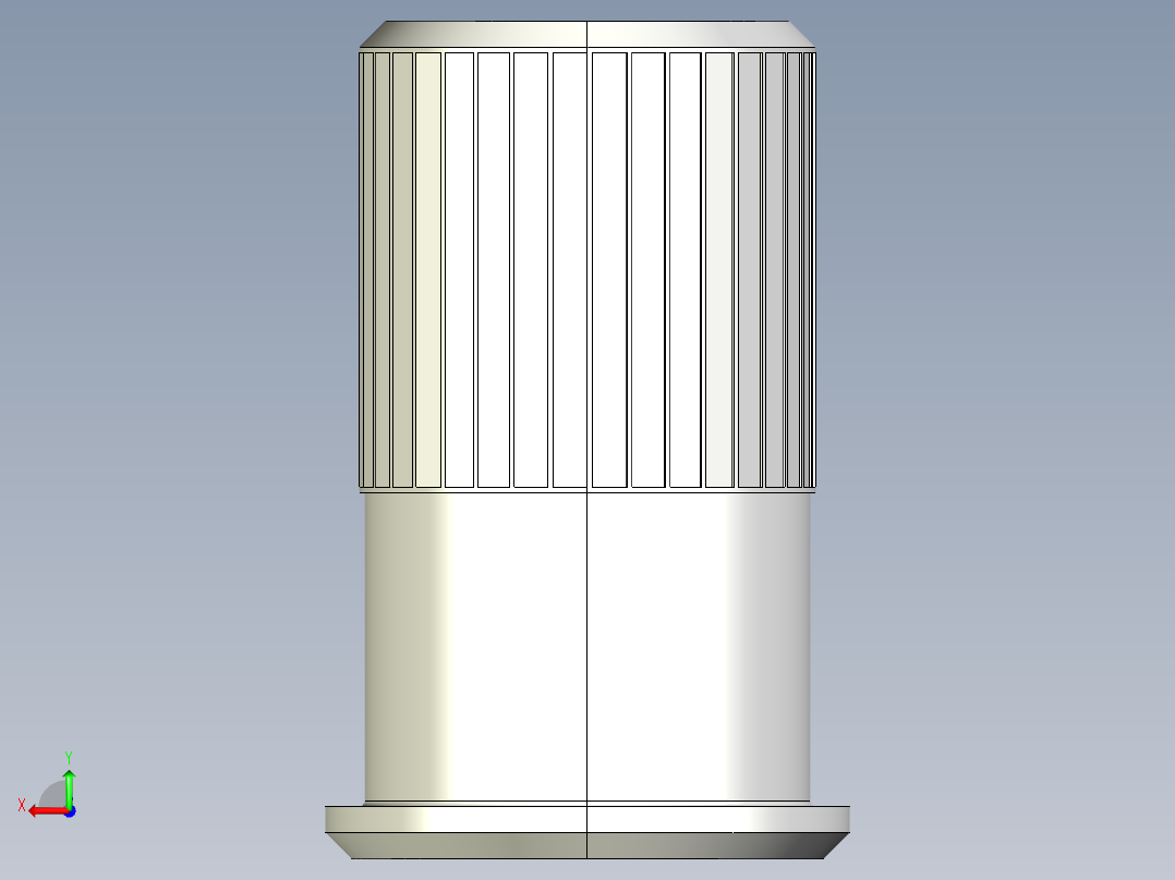 型材-KJN M12 SLEEVE KJN504790后视图