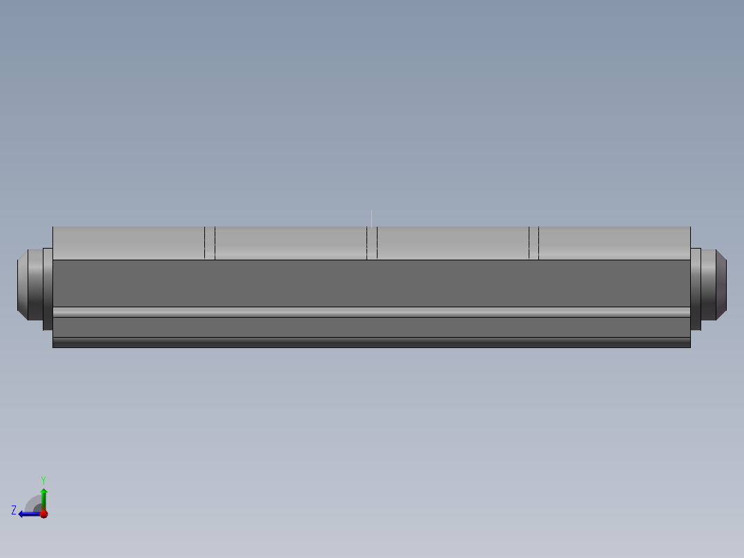合页AKQ01-G-X-6263A-150(外形尺寸62-63 孔距36-37)铝合金本色右视图
