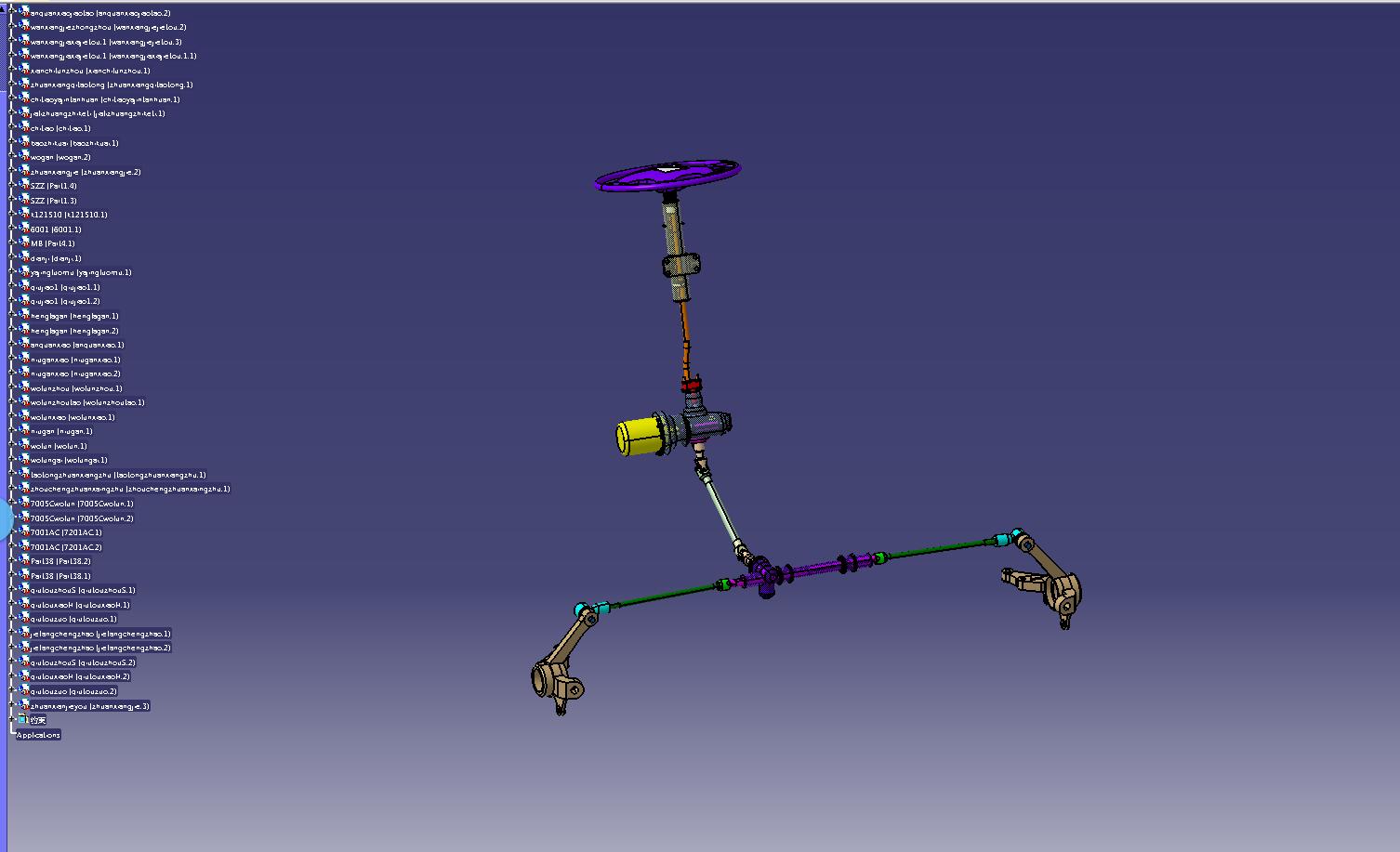 EPS汽车电子助力转向系统总成设计【三维CATIA】