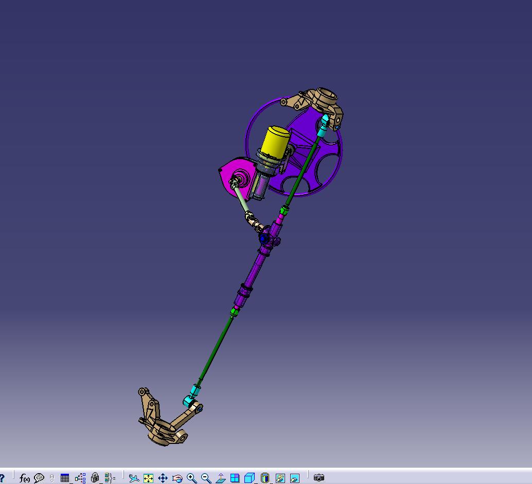 EPS汽车电子助力转向系统总成设计【三维CATIA】