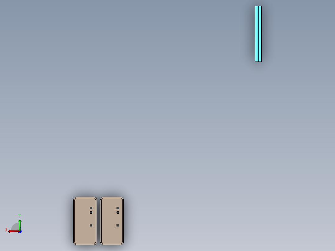 苹果手机自动扫码设备后视图