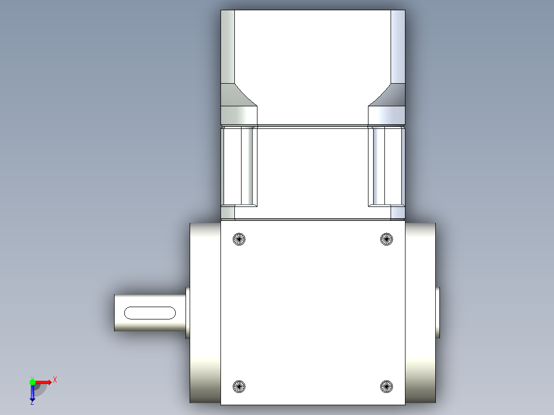 换向器PW90单轴 PGH90-L1 19-70-90-M6.stp俯视图