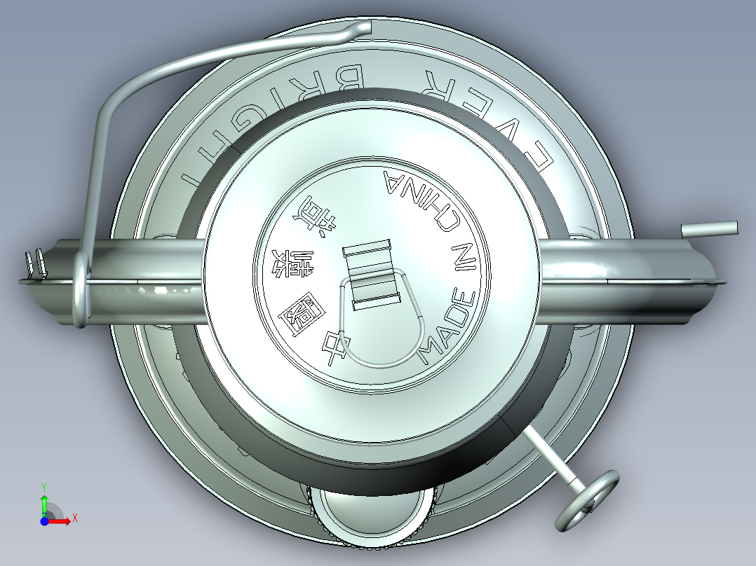 煤油提灯前视图