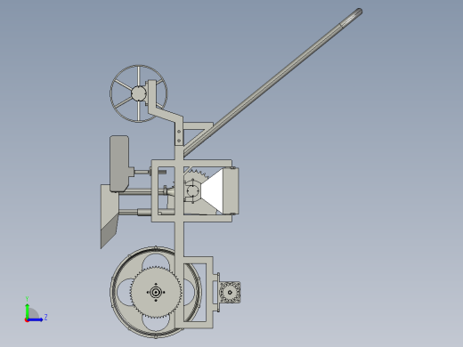 小型蔬菜播种机设计【说明书+CAD图+三维设计资料】左视缩略图
