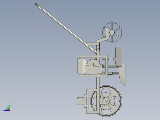 小型蔬菜播种机设计【说明书+CAD图+三维设计资料】右视缩略图