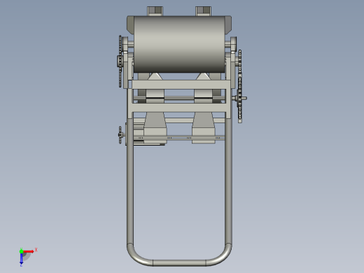 小型蔬菜播种机设计【说明书+CAD图+三维设计资料】俯视缩略图