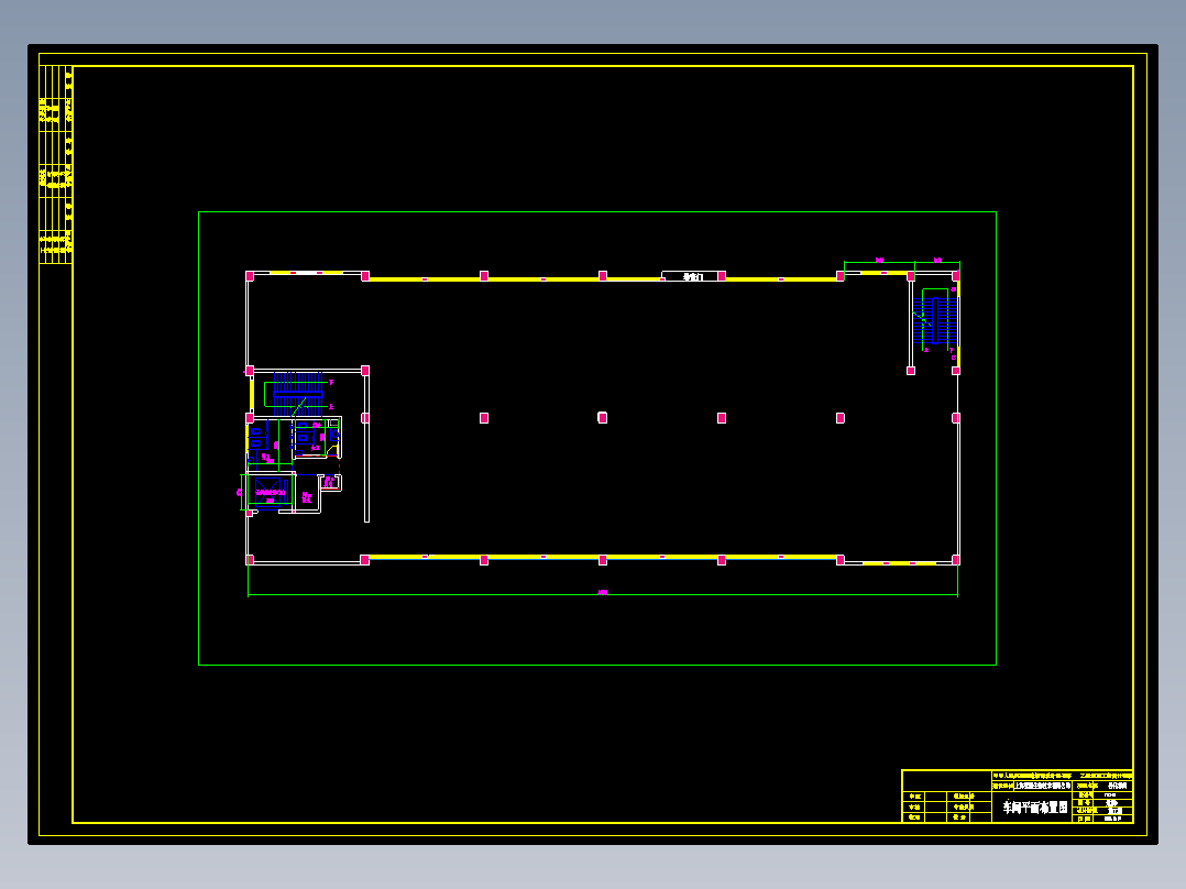 车间新布局图 2 车间生产线布局图纸CAD图纸