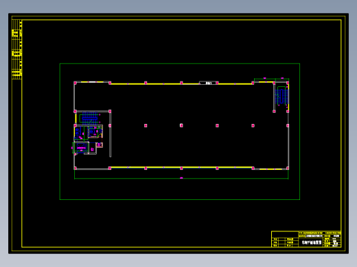 车间新布局图 2 车间生产线布局图纸CAD图纸