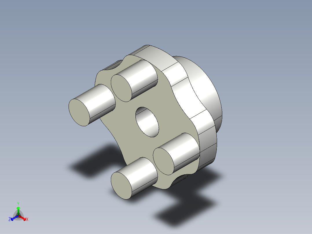 把手BK-3D多系列多零件图纸模型正等轴测图
