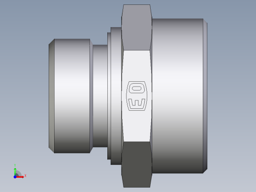 卡套式工业通用硬管接头EO_Male_Stud_connector_GE35LR1EDOMDCF前视缩略图