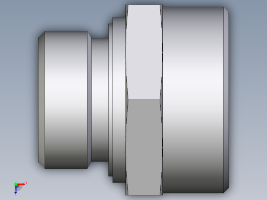 卡套式工业通用硬管接头EO_Male_Stud_connector_GE35LR1EDOMDCF俯视缩略图