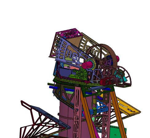 全方位运动投掷球体AI识别机器人