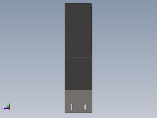 cable duct 90 deg elbow右视缩略图