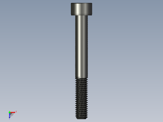 内六角头盖螺丝-M6俯视缩略图
