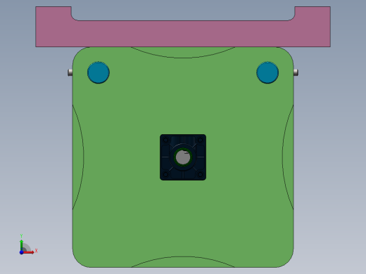 Q058-中型注塑机塑模装置结构设计【三维SolidWorks】前视缩略图