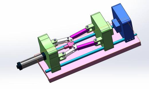 Q058-中型注塑机塑模装置结构设计【三维SolidWorks】缩略图